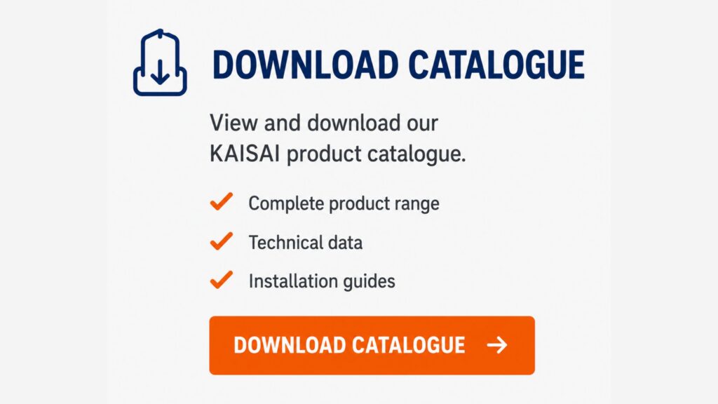 Catalogue download panel with checklist