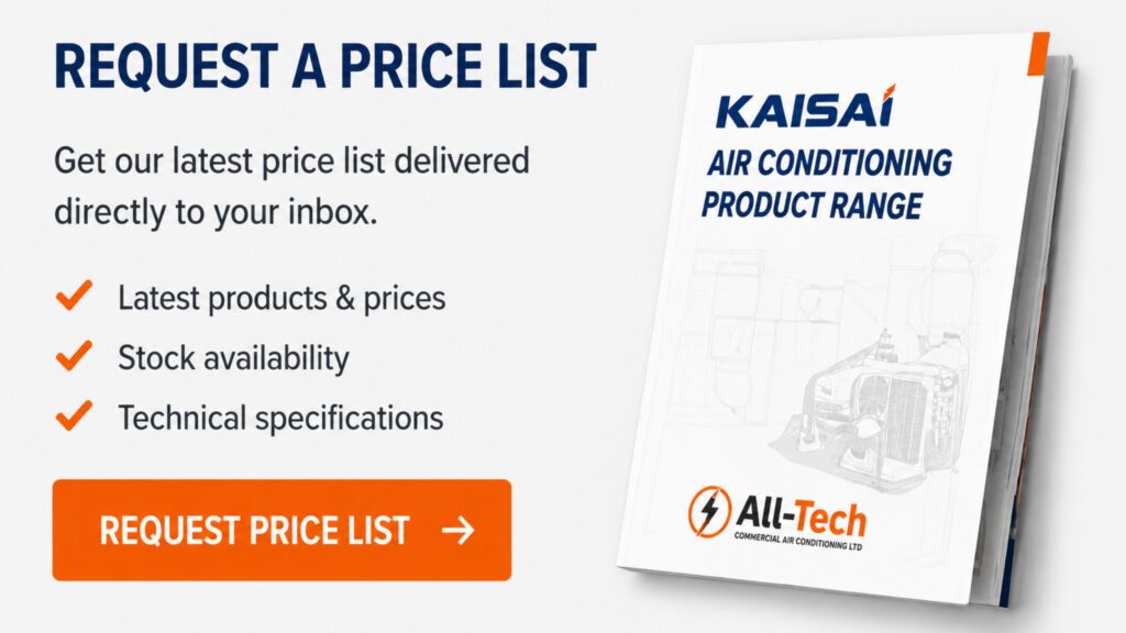 Request a price list for Kaisai air conditioners
